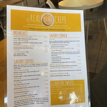 The Real Crepe - Menu - Pop-Up Restaurants Near Me - Las Vegas, Nevada The Real Crepe - Menu - Pop-Up Restaurants Near Me - Las Vegas, Nevada