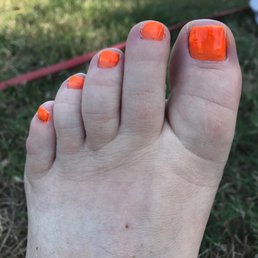 My mess of a pedicure