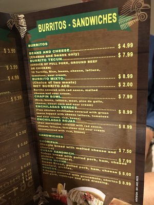 Menu photo 4 Cafe Tecun Lake Worth, FL