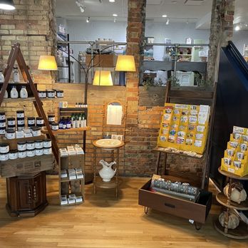 First Avenue Market - a display of honey products - Grocery Near Me - Fargo, North Dakota