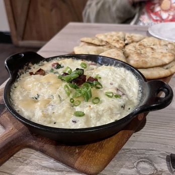 RANGE kitchen & tap - Bacon artichoke dip. - New American Near Me - Roseville, California RANGE kitchen & tap - Bacon artichoke dip. - New American Near Me - Roseville, California