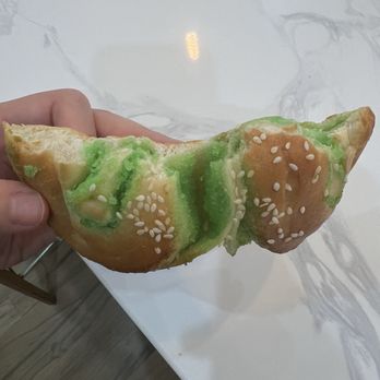 Family Baking - Pandan coconut bun - Bakeries Near Me - Chamblee, Georgia