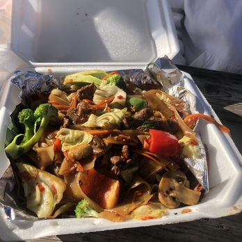 Kannika's Thai Food - Beef Padseeu (Hot) - Thai Near Me - Ontario, Oregon