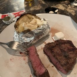 Dry Aged Hanger Steak, cooked to perfection!