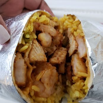 Salsa Grill - My Paella Wrap w Chicken, Shrimp, Jalapeño Smoked Sausage, peppers, onions and rice. - Latin American Near Me - Woodlawn, Maryland Salsa Grill - My Paella Wrap w Chicken, Shrimp, Jalapeño Smoked Sausage, peppers, onions and rice. - Latin American Near Me - Woodlawn, Maryland