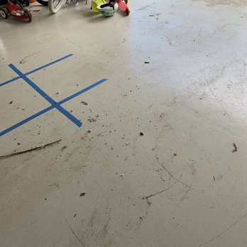 All Florida Cooling and Heating - Mud and dirt left in garage - Heating & Air Conditioning/HVAC Near Me - North Palm Beach, Florida