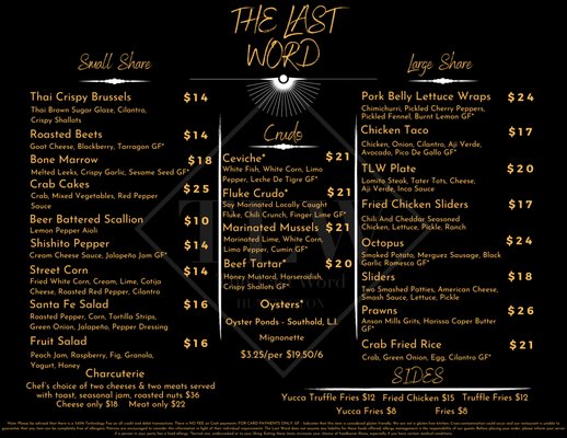 Menu photo 3 The Last Word Huntington, NY