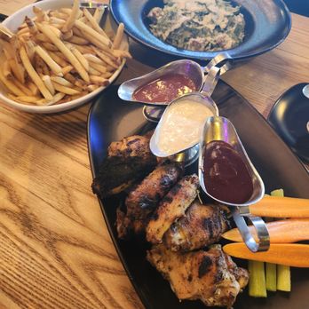 Tap 42 - Doral - Fries, Wings and Ceasar Salad. - American Near Me - Doral, Florida