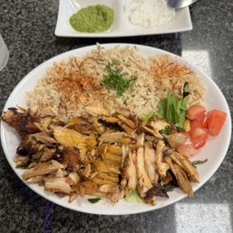 Happy Hours Deal Meal of Chicken Shwarma w Rice Happy Hours Deal Meal of Chicken Shwarma w Rice