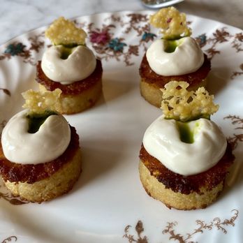 Bistro La Floraison - French onion financiers - Wine Bars Near Me - Clayton, Missouri