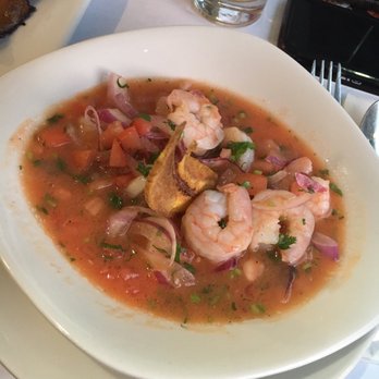 Chiflez - Ecuadorean ceviche de camarón. Very tasty and they are not stingy with the shrimp  Delicious. - Latin American Near Me - Jackson Heights, New York