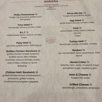 Hob Nob Hill - Lunch and dinner menu October 2025 - American Near Me - San Diego, California Hob Nob Hill - Lunch and dinner menu October 2025 - American Near Me - San Diego, California