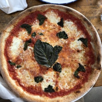 Gusto 101 - Margherita pizza (tomato sauce, mozzarella, pecorino and basil) - Italian Near Me - Toronto, Ontario