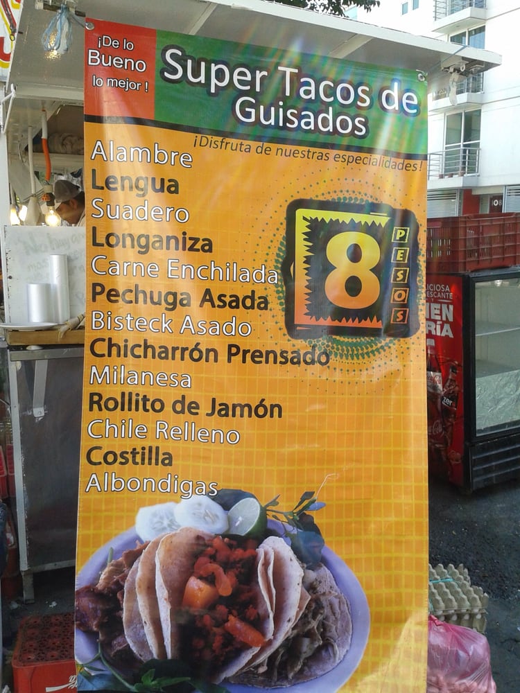 Súper tacos de guisado