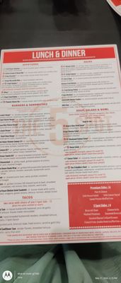 Menu photo 3 The 5 Spot Savannah, GA Menu photo 3 The 5 Spot Savannah, GA