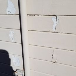 Painted my house a few years ago, 6 months later it starts to fail bad. Painted my house a few years ago, 6 months later it starts to fail bad.