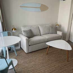 Sitting area with a pull out couch Sitting area with a pull out couch
