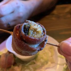 Old Mill Saloon - Bacon wrapped tots