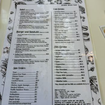 Darla Cafe  - Menu 2/2 - Asian Fusion Near Me - Saratoga, California