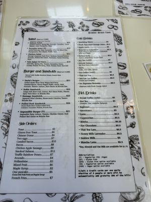 Menu photo 1 Darla Cafe  Saratoga, CA
