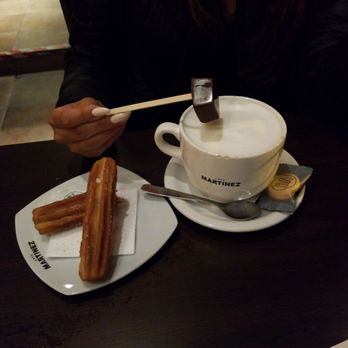 Café Martinez - $85 Special hit chocolate with 2 churros - Coffee & Tea Near Me - Buenos Aires, C