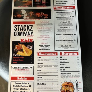 The Stackz Co - Menu - American Near Me - Rancho Cucamonga, California