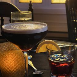 Cabotto's Restaurant - Espresso martini and Negroni