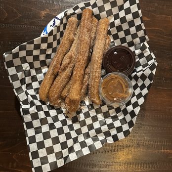 Dulce Canella - 6 Churros with 2 Toppings - Ice Cream & Frozen Yogurt Near Me - Norwalk, California Dulce Canella - 6 Churros with 2 Toppings - Ice Cream & Frozen Yogurt Near Me - Norwalk, California