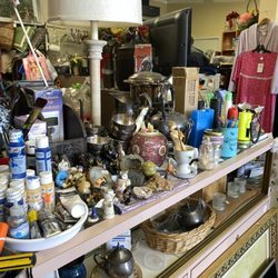 Choose Your Treasure Secondhand Store - Vintage stuff mixed in with other small used misc items