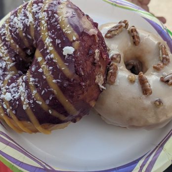 Vortex Doughnuts - Blueberry/Mango/Coconut and Banana/Maple/Pecan Donuts - Coffee & Tea Near Me - Asheville, North Carolina Vortex Doughnuts - Blueberry/Mango/Coconut and Banana/Maple/Pecan Donuts - Coffee & Tea Near Me - Asheville, North Carolina
