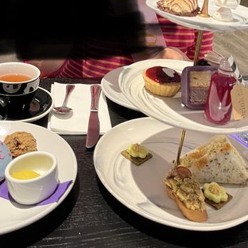 Drink Me! Tea Room - Tea, scone, lemon curd, cookie, macaroons, egg sandwich, tofu on baguette, marzipan cake, raspberry tart, and more. - Tea Rooms Near Me - Tempe, Arizona