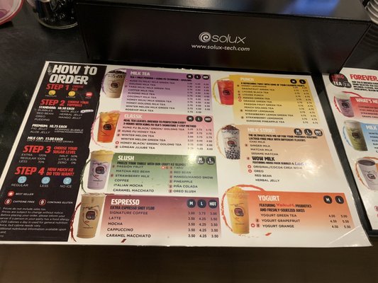 Menu photo 4 Kung Fu Tea Norfolk, VA