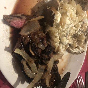 Sarah Jane's Restaurant - Steak with mushrooms and onions! Delucious - American Near Me - Somerville, New Jersey Sarah Jane's Restaurant - Steak with mushrooms and onions! Delucious - American Near Me - Somerville, New Jersey