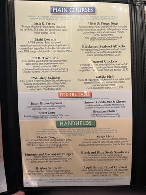 Menu photo 2 Rising Tide Tap And Table Cape Canaveral, FL Menu photo 2 Rising Tide Tap And Table Cape Canaveral, FL