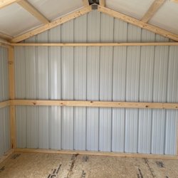 Westwood Sheds -Anderson - Inside metal shed