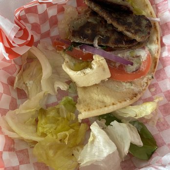 Harbor Mart - Gyro with wilted brown and expired lettuce. - Convenience Stores Near Me - Oxnard, California