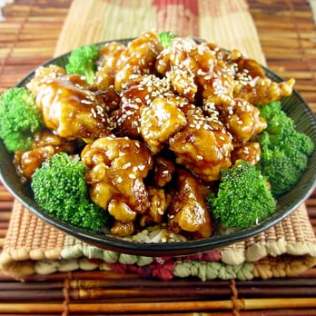 New China Express - a plate of chicken and broccoli - Chinese Near Me - Powell, Ohio New China Express - a plate of chicken and broccoli - Chinese Near Me - Powell, Ohio