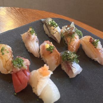 Momotaro - Chef's Seasonal Nigiri Selection* - Sushi Bars Near Me - Chicago, Illinois Momotaro - Chef's Seasonal Nigiri Selection* - Sushi Bars Near Me - Chicago, Illinois
