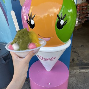 Waiola Shave Ice - Green Tea, Mango & Mochi Shaved Ice - Ice Cream & Frozen Yogurt Near Me - Honolulu, Hawaii