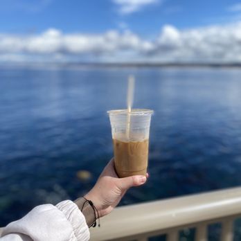 Tidal Coffee - Iced Vanilla Soy Latte - Cafes Near Me - Monterey, California Tidal Coffee - Iced Vanilla Soy Latte - Cafes Near Me - Monterey, California