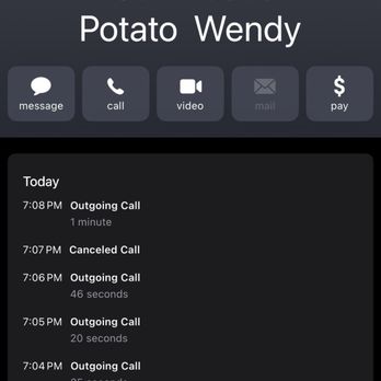 Wendy's - Failed attempts at calling these scammers - Fast Food Near Me - Stamford, Connecticut