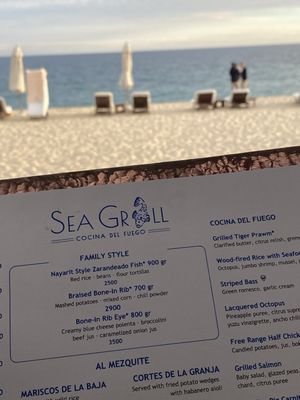 Menu photo 1 The Sea Grill Cabo Real, BCS