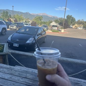Building Three Coffee - View and coffee - Coffee Roasteries Near Me - Colorado Springs, Colorado