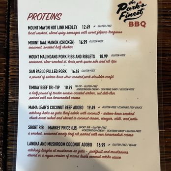 The Park's Finest - Menu - Barbeque Near Me - Los Angeles, California The Park's Finest - Menu - Barbeque Near Me - Los Angeles, California