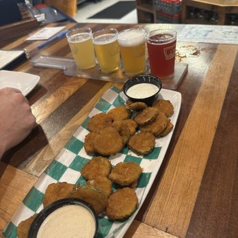 Iowa Taproom - Build Your Own Beer Flight, Fried Pickles - American Near Me - Des Moines, Iowa Iowa Taproom - Build Your Own Beer Flight, Fried Pickles - American Near Me - Des Moines, Iowa