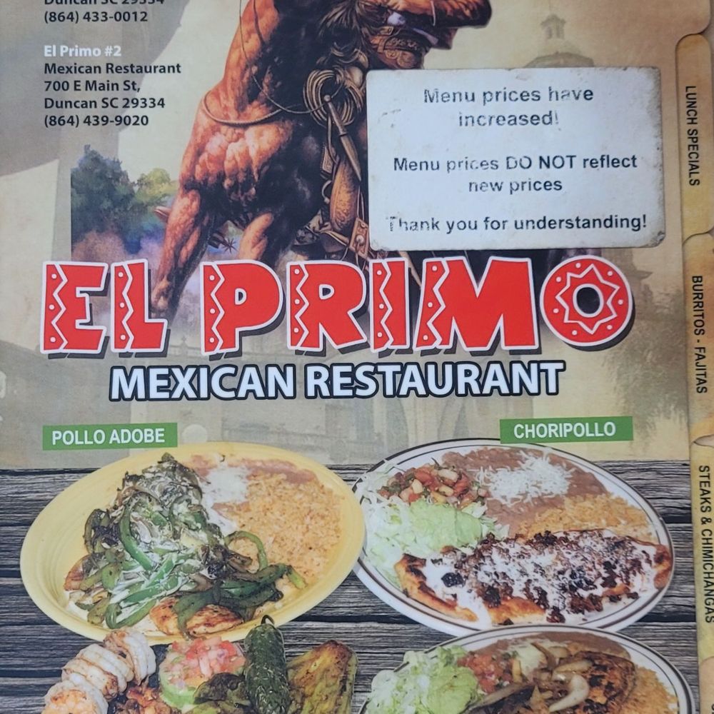 Menu Beware Price Increase