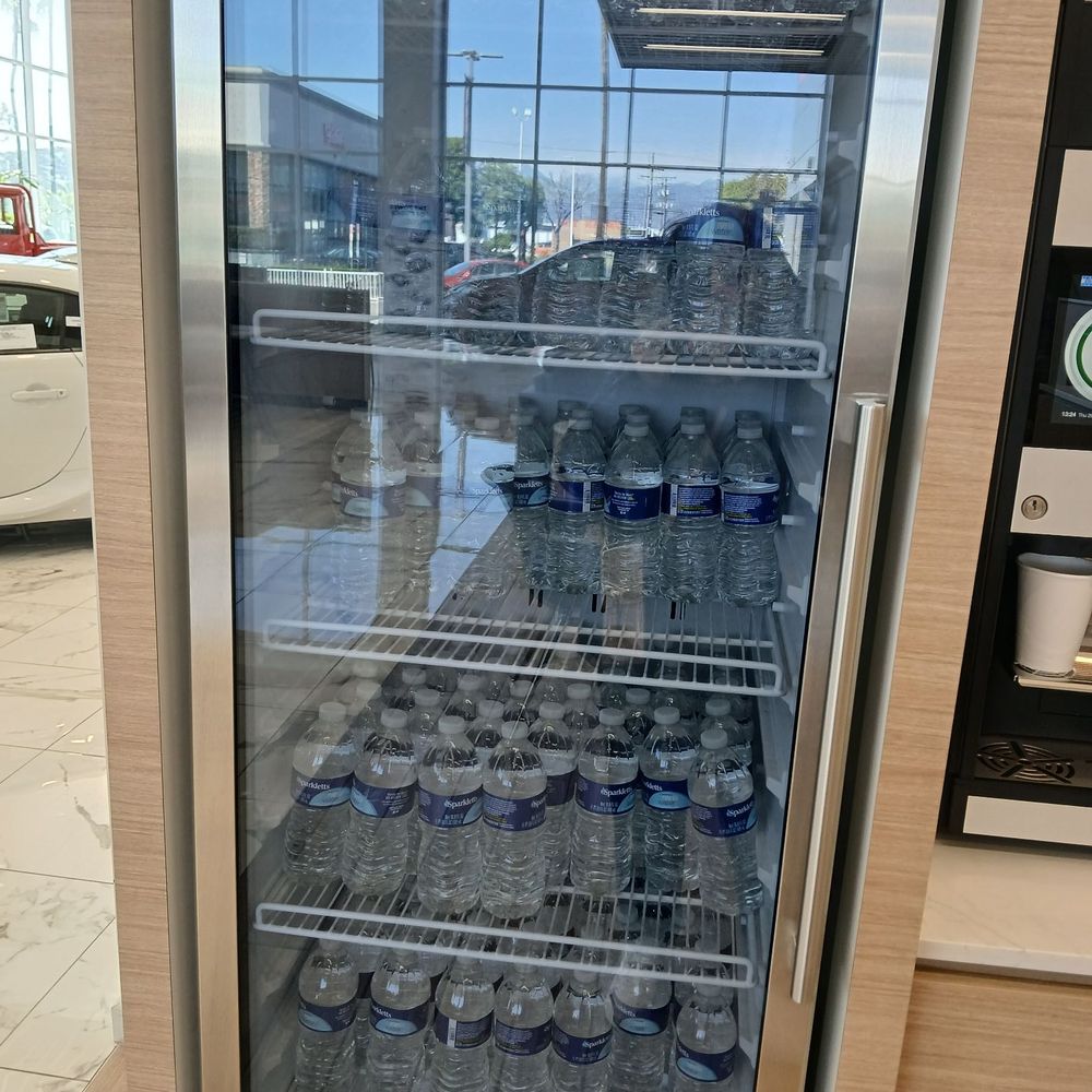 Envision Toyota of West Covina | Sales Showroom - Complimentary H2O or water bottles to hydrate yourself while waiting to complete your car service or purchasing new or used car;) - Car Dealers Near Me - West Covina, California Envision Toyota of West Covina | Sales Showroom - Complimentary H2O or water bottles to hydrate yourself while waiting to complete your car service or purchasing new or used car;) - Car Dealers Near Me - West Covina, California