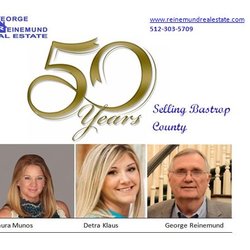 Goerge Reinemund Real Estate - 50 years of Selling Bastrop County