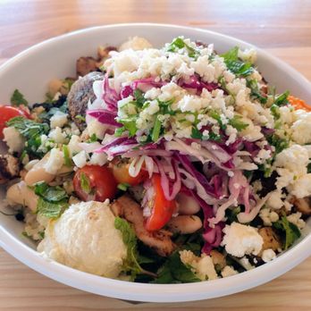 CAVA - Grilled Chicken & Beef Meat Ball Bowl - Mediterranean Near Me - San Diego, California CAVA - Grilled Chicken & Beef Meat Ball Bowl - Mediterranean Near Me - San Diego, California