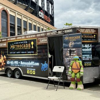 Metrocade - Mobile Arcade Taken 06/01/25 at Citi Field - Game Truck Rental Near Me Metrocade - Mobile Arcade Taken 06/01/25 at Citi Field - Game Truck Rental Near Me